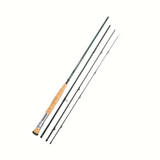 4-Section Carbon Fiber Fly Fishing Rod Cork Handle 2.7m Saltwater Fly Rod