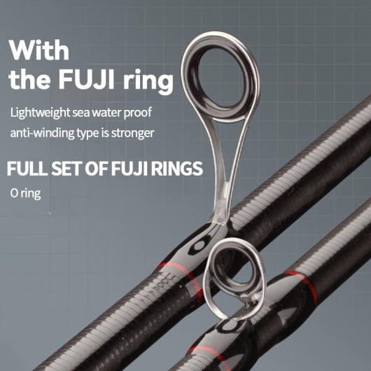 Travel Carbon Fiber Fishing Rod Fuji Guide 5-Section Portable Rod Travel Carbon Fiber Fishing Rod Fuji Guide 5-Section Portable Rod